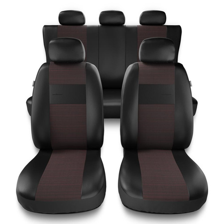 Housses de siège adaptées pour Alfa Romeo 156 I, II (1997-2007) - housse siege voiture universelles - couverture siege - EXL-5