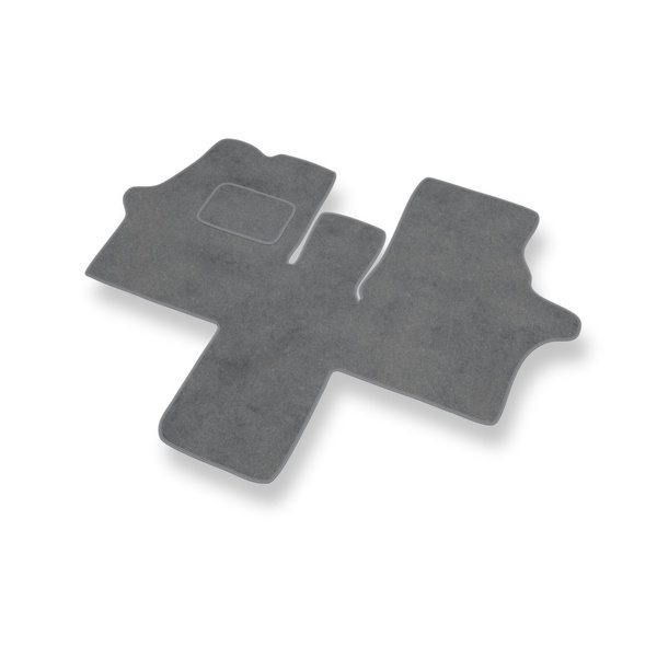 Tapis de Sol Velours adapté pour Mercedes-Benz Vito W638 Van (1996-2003) - Premium tapis de voiture - gris