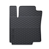 Tapis de sol en caoutchouc adapté pour Kia Rio III (2011-2016) - tapis de voiture - noir