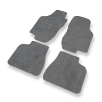 Tapis de Sol Velours adapté pour Lancia Lybra I (1999-2006) - Premium tapis de voiture - gris