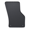 Tapis de sol en caoutchouc adapté pour Volkswagen Golf VIII Hayon, SW (2019-....) - tapis de voiture - noir - 4 pcs.
