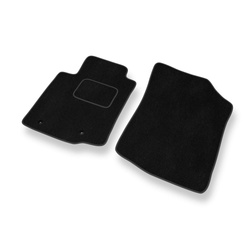 Tapis de Sol Velours adapté pour Citroen C1 II Hayon (2014-2021) - Premium tapis de voiture - noir