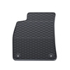 Tapis de sol en caoutchouc adapté pour Audi A6 C8 Berline, Avant (2018-....) - tapis de voiture - noir - 4 pcs.