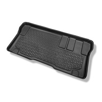 Tapis de coffre adapté pour Fiat Scudo III Van (12.2021-....) - bac de coffre - protection de coffre voiture - version pour le transport de passagers (break / tour); derriere 3e rangée de sieges; empattement long; aussi pour la version électrique