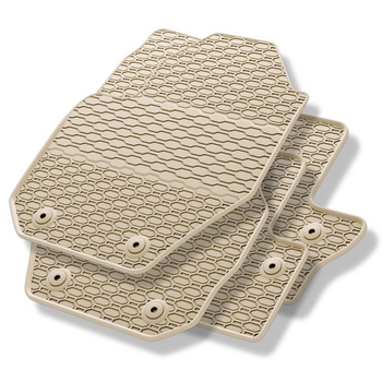 Tapis de sol en caoutchouc adapté pour Volvo V60 I (2010-2018) - tapis de voitur