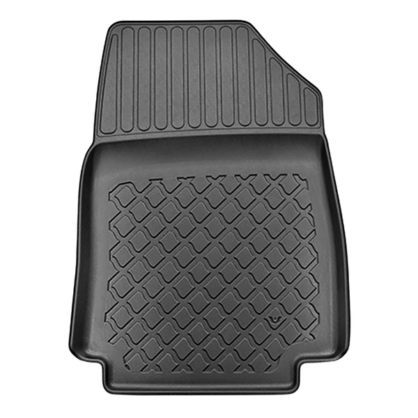Tapis de sol en TPE adapté pour Renault Clio IV Estate (12.2015-10.2022) - tapis de voiture - noir