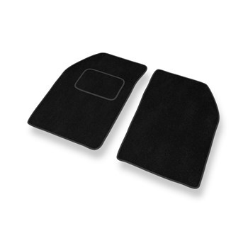 Tapis de Sol Velours adapté pour Renault Kangoo I (1997-2007) - Premium tapis de voiture - noir