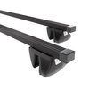 Barres de toit en acier adapté pour Dacia Logan II Break (2016-2020) - Porte-Bagages de Voiture noir - rails