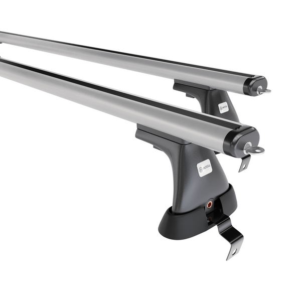 Barres de toit en aluminium adapté pour Skoda Octavia mk III Liftback (2013-2019) - Porte-Bagages de Voiture argent - toit normal