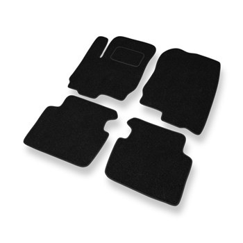 Tapis de Sol Feutres adapté pour Mitsubishi Colt VI (2004-2008) - tapis de voiture - noir