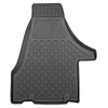 Tapis de sol en TPE adapté pour Volkswagen Caravelle T5, T6, T6.1 Van (2003-2024) - empattement court et long - tapis de voiture - noir