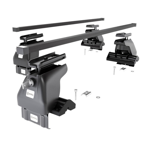 Barres de toit en acier adapté pour Hyundai i20 Hayon (2009-2015) - Porte-Bagages de Voiture noir - toit normal