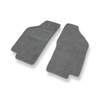Tapis de Sol Velours adapté pour Lancia Delta II Hayon (1993-1999) - Premium tapis de voiture - gris