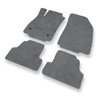 Tapis de Sol Velours adapté pour Chevrolet Trax Crossover (2012-2017) - Premium tapis de voiture - gris