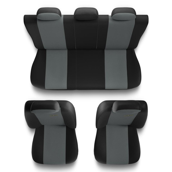 Housses de siège adaptées pour Land Rover Freelander I, II (1998-2014) - housse siege voiture universelles - couverture siege - X.R-G2