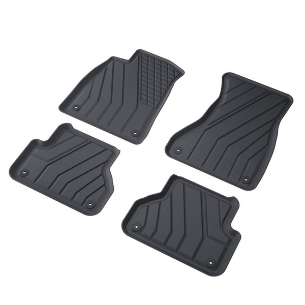 Tapis de sol en TPE adapté pour Audi A5 F5 Sportback (10.2016-07.2024) - tapis de voiture - noir