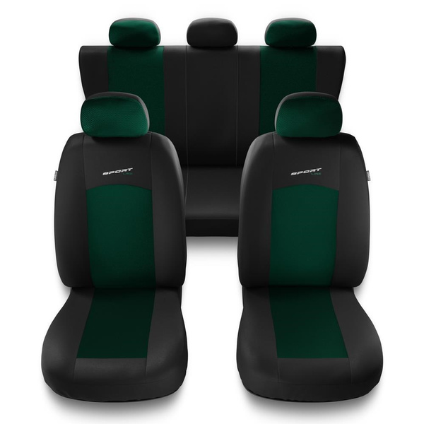 Housses de siège adaptées pour Audi A3 8L, 8P, 8V, 8Y (1996-....) - housse siege voiture universelles - couverture siege - S-GR