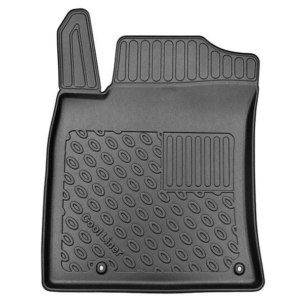 Tapis de sol en TPE adapté pour Kia ProCeed Shooting Brake (12.2018-....) - tapis de voiture - noir