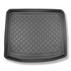 Tapis de coffre adapté pour MG ZS SUV (10.2021-....) - bac de coffre - protection de coffre voiture - sur le coffre inférieur et supérieur; avec plancher amovible du coffre; non pour version hybride+