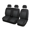 Housses de siège sur mesure adaptées pour Ford Transit Custom Van (2012-2023) seulement les sièges avant - housse siege voiture - couverture siege - E3