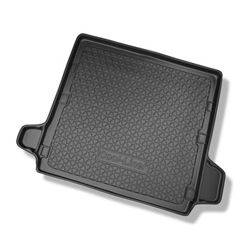 Tapis de coffre adapté pour Nissan Pathfinder III SUV (2005-2013) - bac de coffre - protection de coffre voiture - 5/7 places (3e rangée abaissée); cavités amovibles