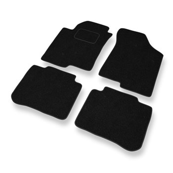 Tapis de Sol Feutres adapté pour Kia Cerato I (2003-2008) - tapis de voiture - noir