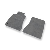 Tapis de Sol Velours adapté pour Lexus IS II XE20 (2005-2012) - Premium tapis de voiture - gris