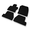 Tapis de Sol Feutres adapté pour Ford Focus III (2010-2018) - tapis de voiture - noir