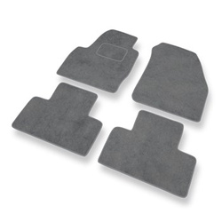 Tapis de Sol Velours adapté pour Land Rover Range Rover Evoque SUV (2011-2018) - Premium tapis de voiture - gris