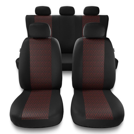 Housses de siège adaptées pour Alfa Romeo MiTo (2008-2018) - housse siege voiture universelles - couverture siege - PF-RD