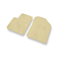 Tapis de Sol Velours adapté pour Kia Picanto II (2011-2016) - Premium tapis de voiture - beige