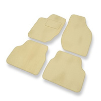 Tapis de Sol Velours adapté pour Lancia Thema I (1984-1994) - Premium tapis de voiture - beige