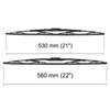 Balais d'essuie-glace de pare-brise adaptés pour Alfa Romeo 156 Berline (10.1997-12.2005) - balais standard