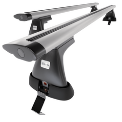 Barres de toit en aluminium adapté pour Ford Mondeo mk IV Break (2007-2014) - Porte-Bagages de Voiture argent - toit normal