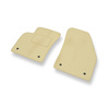 Tapis de Sol Velours adapté pour Volvo C70 II (2006-2014) - Premium tapis de voiture - beige