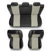 Housses de siège adaptées pour Ford Ecosport I, II (2004-2022) - housse siege voiture universelles - couverture siege - CM-BE