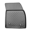 Tapis de sol en TPE adapté pour Ford Focus IV Hayon (09.2018-....) - aussi pour la version hybride - tapis de voiture - noir