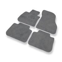 Tapis de Sol Velours adapté pour BMW X1 F48 (2016-2022) - Premium tapis de voiture - gris
