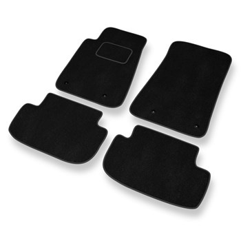 Tapis de Sol Velours adapté pour Chevrolet Camaro V (2009-2015) - Premium tapis de voiture - noir