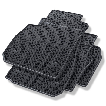 Tapis de sol en caoutchouc adapté pour Opel Insignia II (2017-....) - tapis de voiture - noir