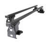 Barres de toit en acier adapté pour Dodge Durango III SUV (2011-....) - Porte-Bagages de Voiture noir - toit normal