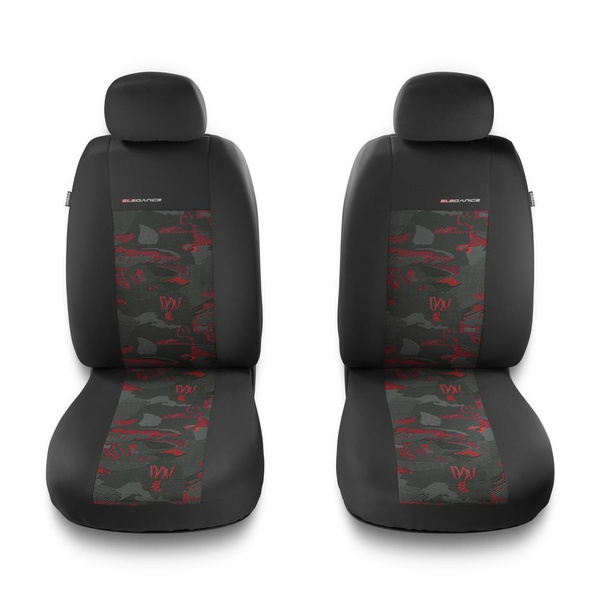 Housses de siège avant adaptées pour Ford C-MAX I, II (2003-2019) - housse siege voiture universelles - couverture siege conducteur - 2UNE-RD