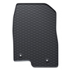 Tapis de sol en caoutchouc adapté pour Mazda 6 III Berline (2012-....) - tapis de voiture - noir - 4 pcs.