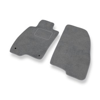 Tapis de Sol Velours adapté pour Alfa Romeo MiTo (2008-2018) - Premium tapis de voiture - gris