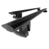 Barres de toit en aluminium adapté pour Hyundai H-1 Van (1997-2007) - Porte-Bagages de Voiture noir - rails