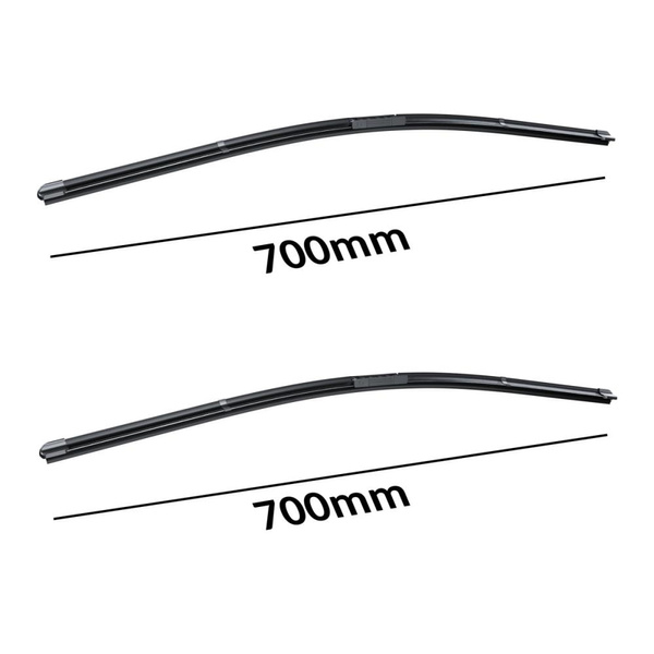 Balais d'essuie-glace de pare-brise adaptés pour Chrysler Town & Country Monospace (2000-2007) - balais plat