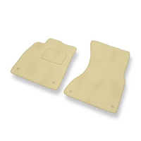 Tapis de Sol Velours adapté pour Audi A6 IV C7 (2011-2018) - Premium tapis de voiture - beige