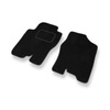 Tapis de Sol Velours adapté pour Nissan Navara D40 (2005-2014) - Premium tapis de voiture - noir