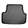 Kit tapis de coffre et tapis de voiture TPE pour: Volkswagen Golf VII Hayon (10.2012-12.2019) - avec roue de secours à usage temporaire / kit de réparation; sur le coffre supérieur et inférieur