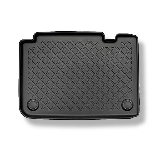 Tapis de sol en TPE adapté pour Tesla Model S Liftback (04.2015-12.2020) - 4 roues motrices - tapis de voiture - noir